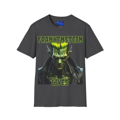 Frankenstein Lives DKcolors Unisex T-Shirt by cypherpunkgear