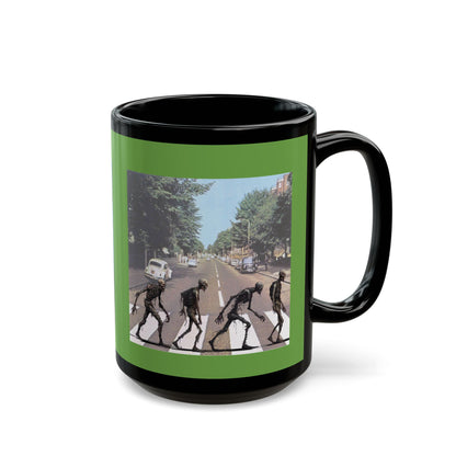 2-sided, Scabby Road Green Mug by CreepyCrafts.boo