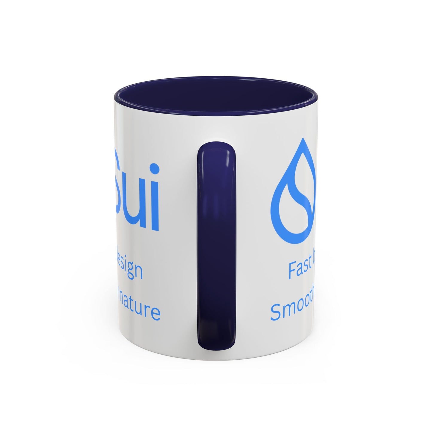 SUI White Accent Mug by cypherpunkgear.com