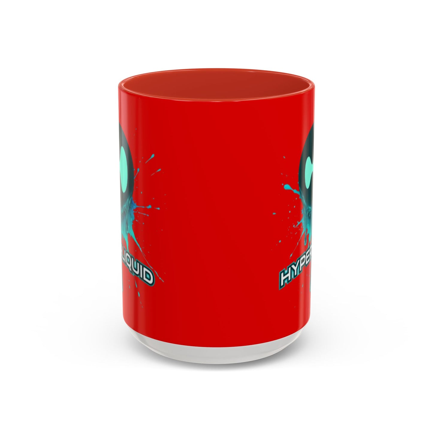 HYPE Drip Red Accent Mug by cypherpunkgear.com