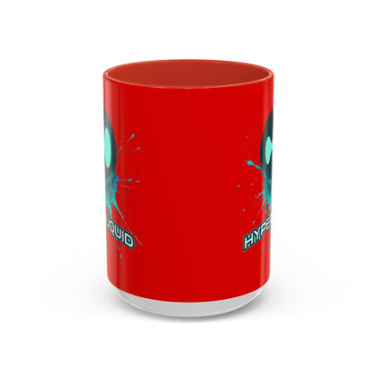 HYPE Drip Red Accent Mug by cypherpunkgear.com