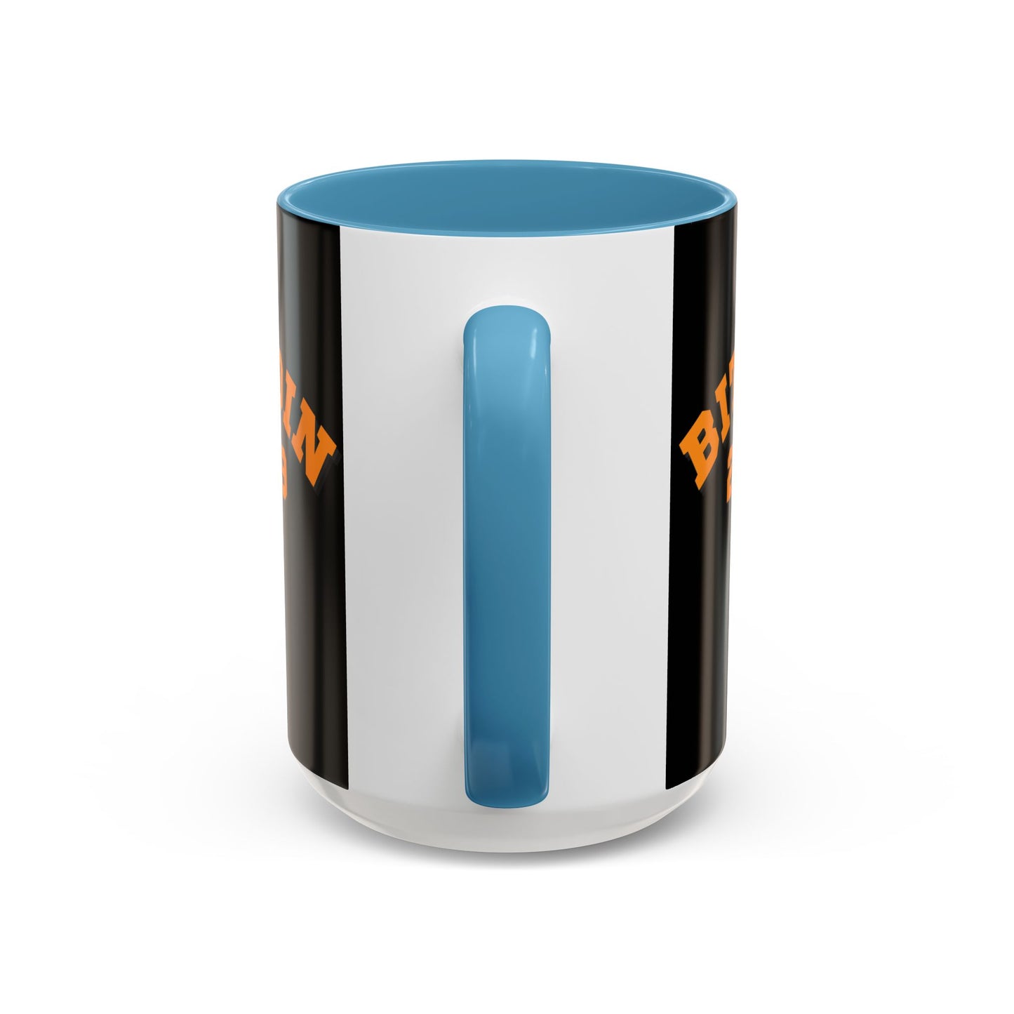 Bitcoin 2009 Black Accent Mug by cypherpunkgear.com