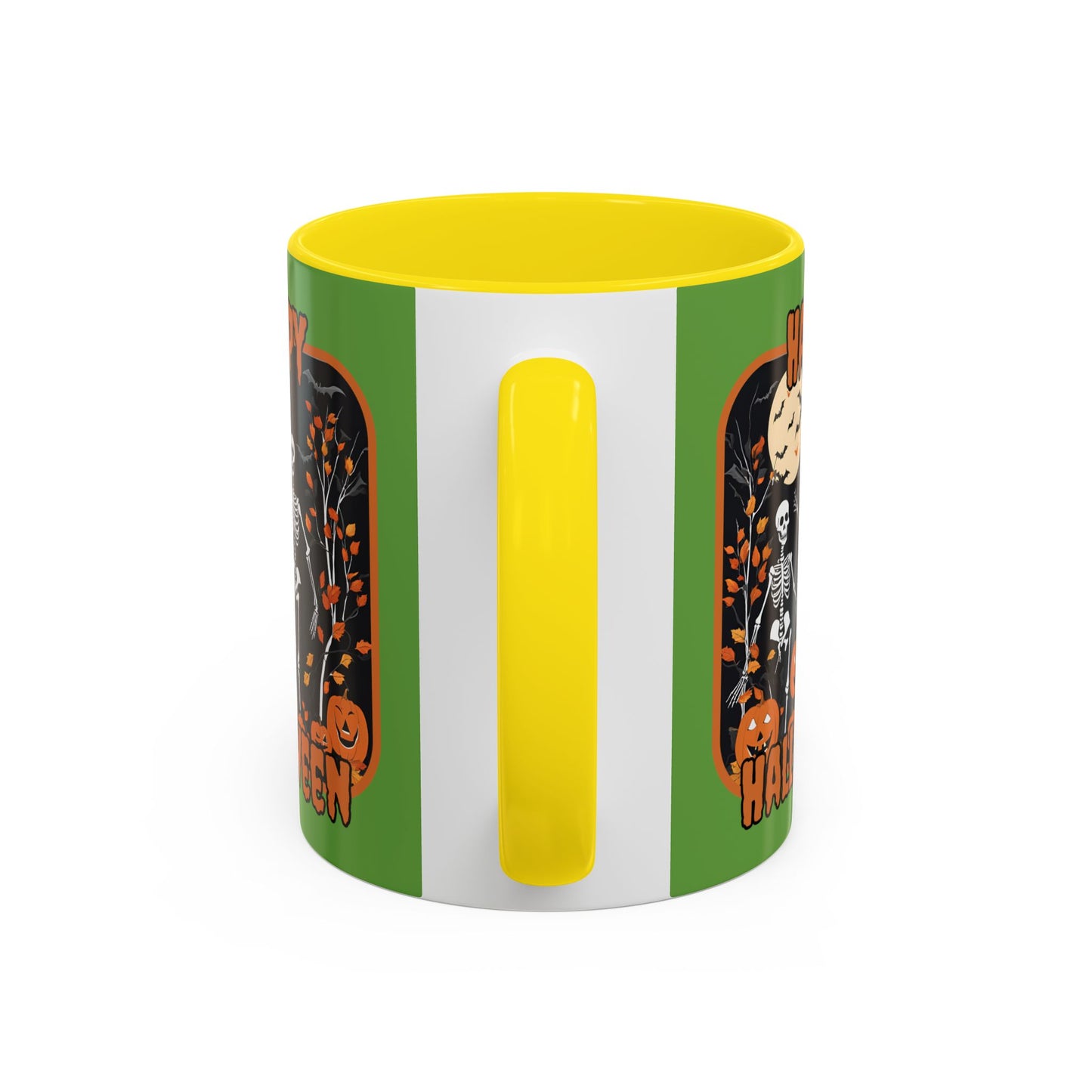 Spooktacular Skeletons of Halloween Accent Mug by CreepyCrafts.boo