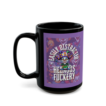 Easily Distracted by Heinous Fuckery Little Jincs Light Purple Mug by cypherpunkgear.com
