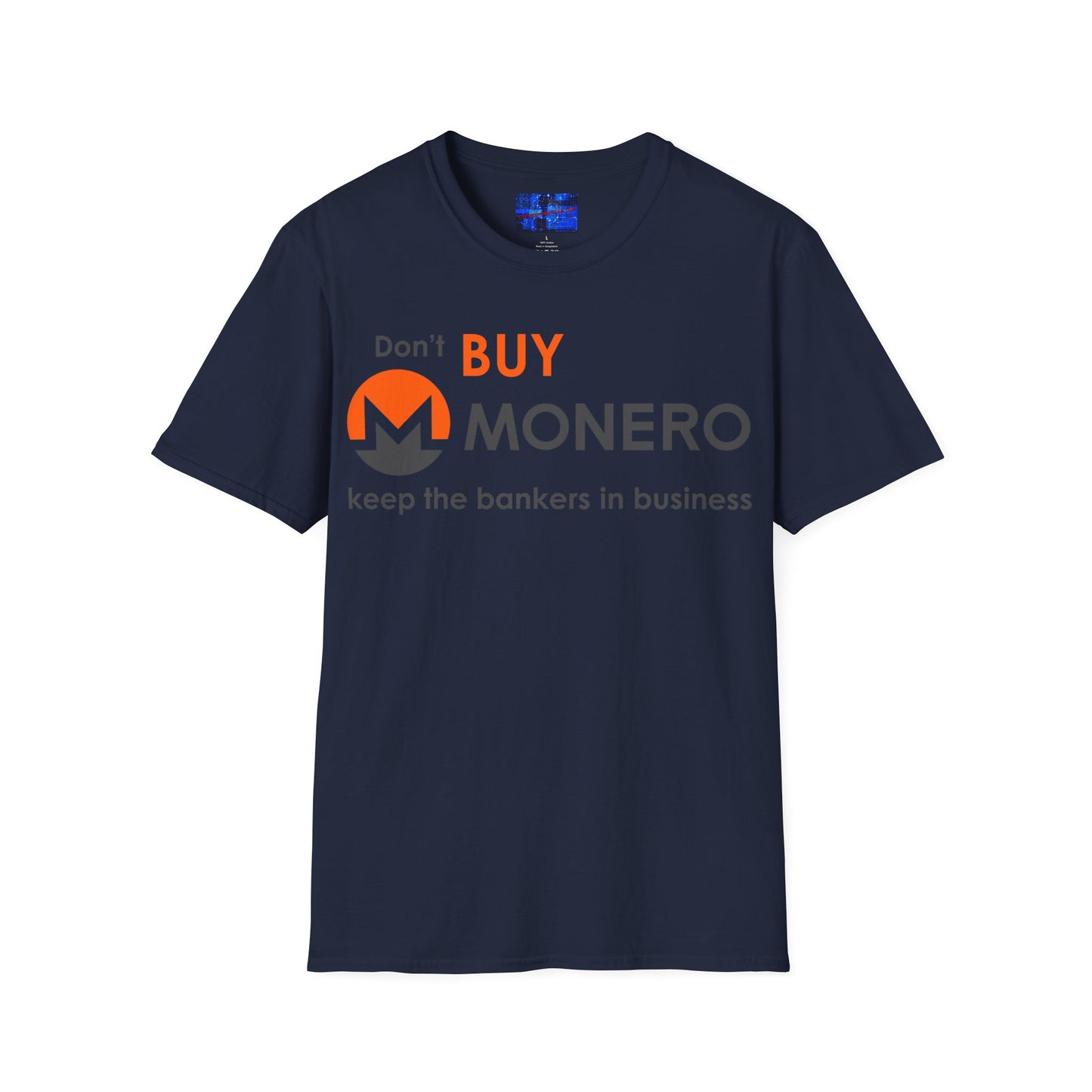 Don't buy Monero (XMR) Dark colors Unisex T-Shirt by cypherpunkgear.com