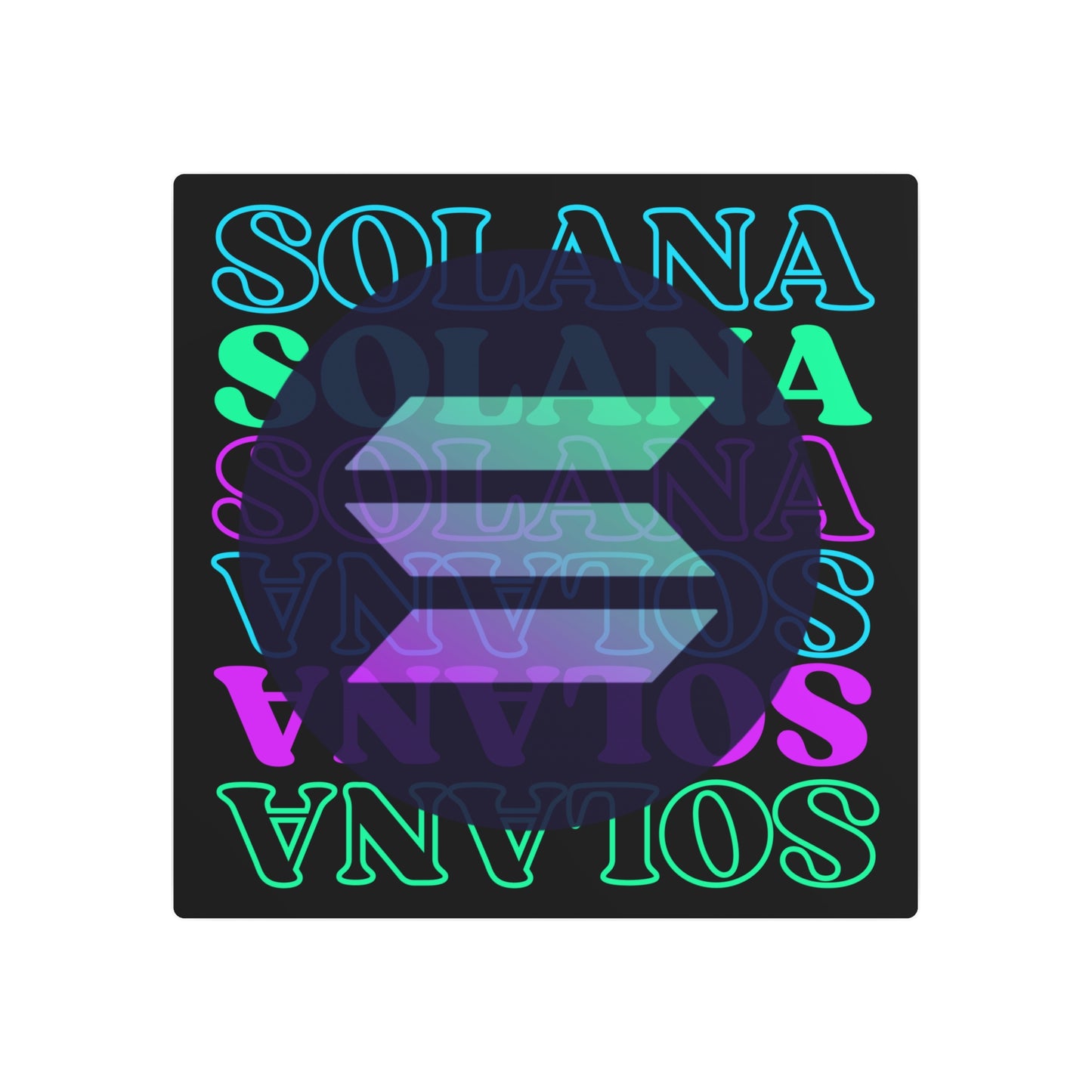 ¡Solana! ¡Solana! Solana por cypherpunkgear! Muestra del arte del metal