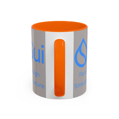 SUI Grey Accent Mug by cypherpunkgear.com