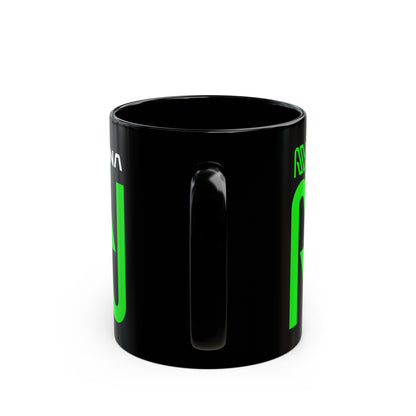 Nosana (NOS) Black Mug by cypherpunkgear