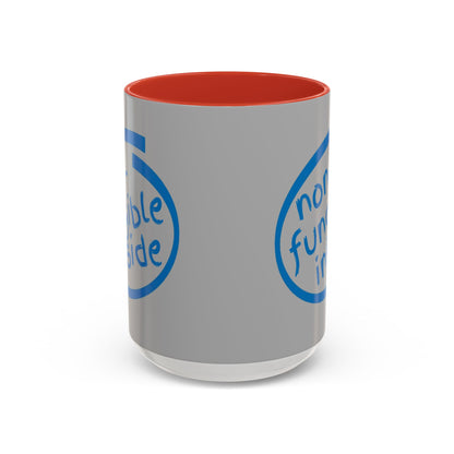 Non-Fungible Inside Grey Accent Mug by cypherpunkgear.com