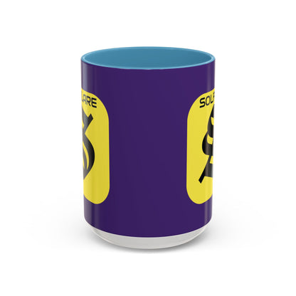 SolflareLogo Purple Accent Mug by cypherpunkgear.com