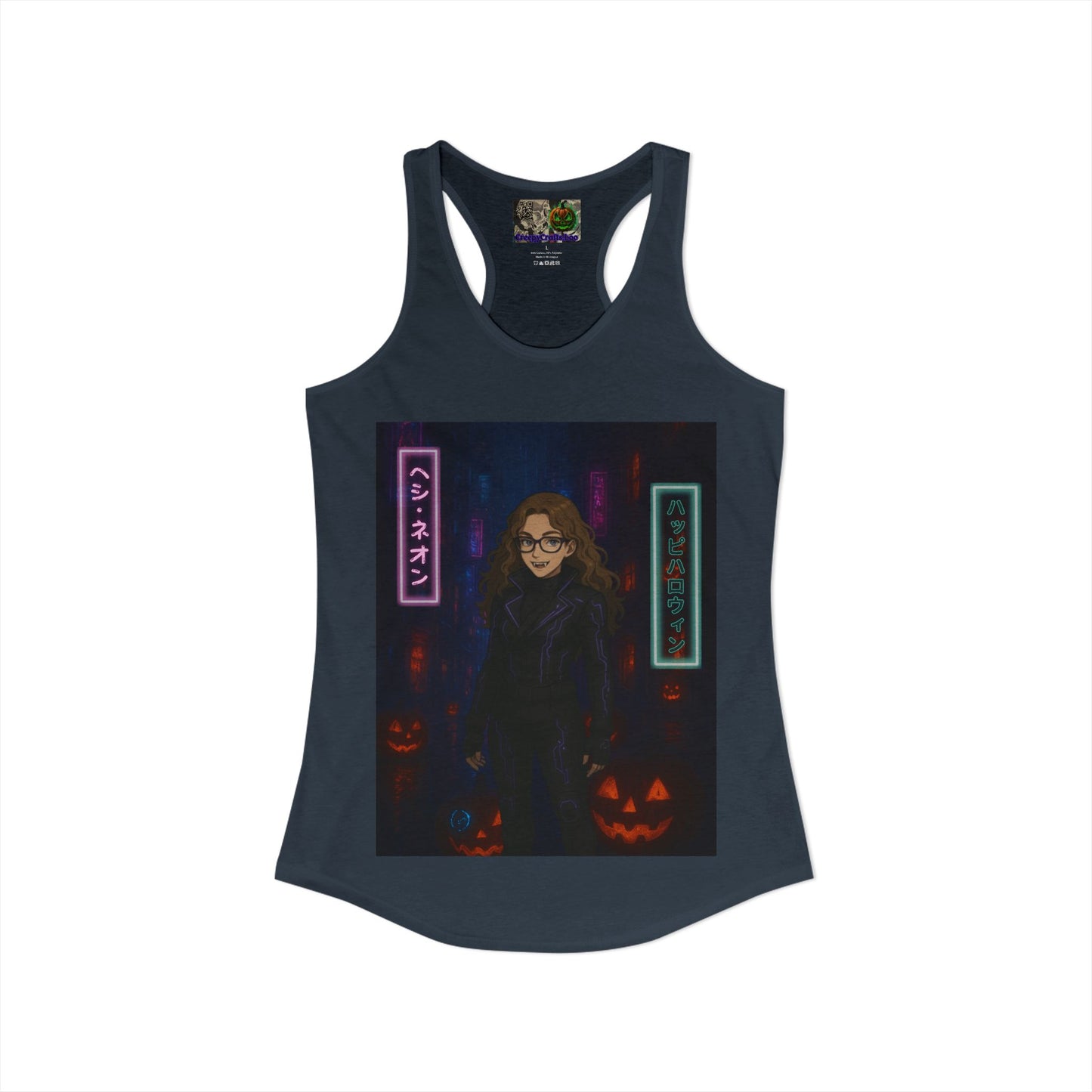 Hethyr Neon Women's Racerback Tank Top by CreepyCrafts.boo