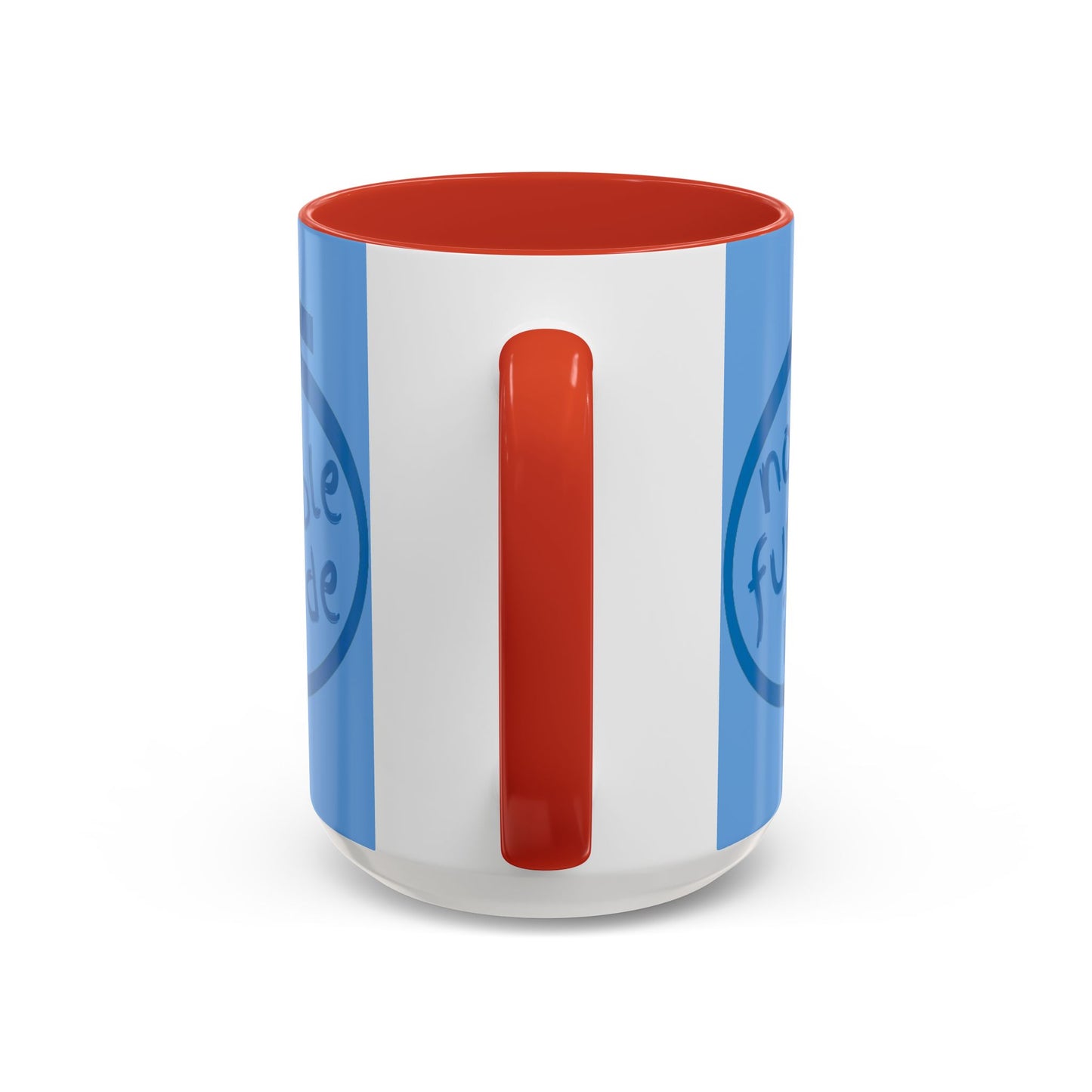 Non-Fungible Inside Light Blue Accent Mug by cypherpunkgear.com