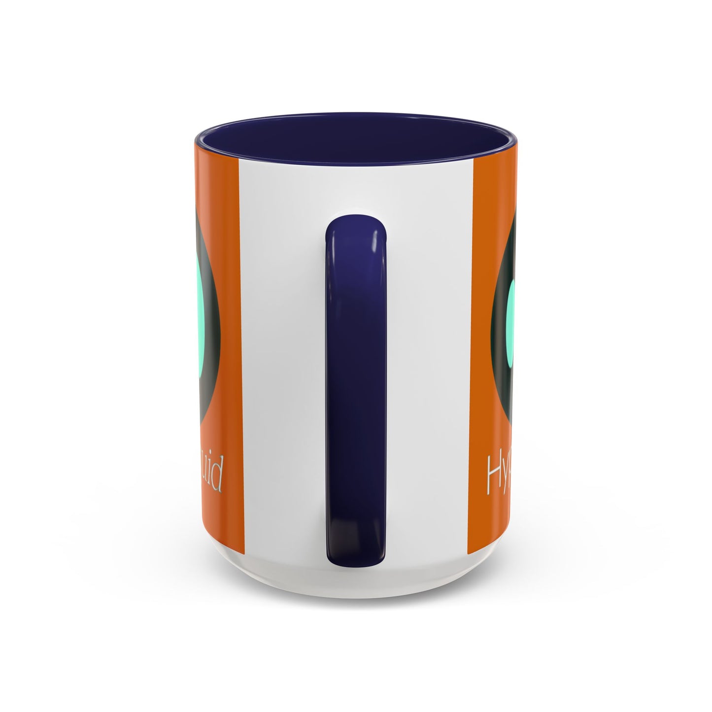 Hyperliquid White font Orange Accent Mug by cypherpunkgear.com