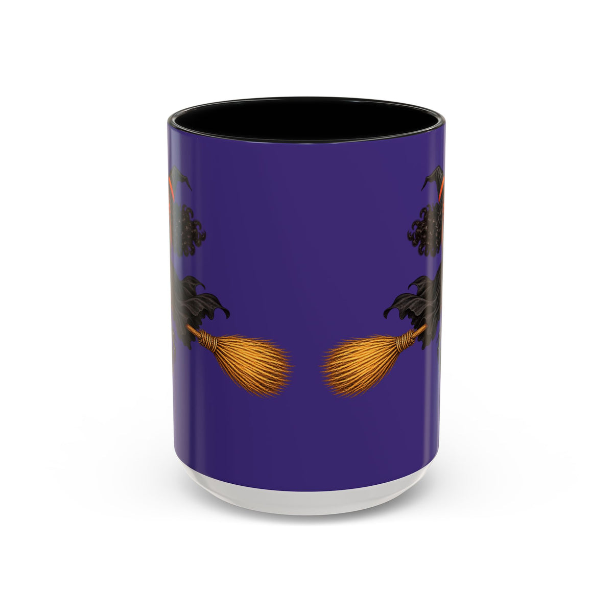 Velvet Vex Purple Accent Mug by CreepyCrafts.boo