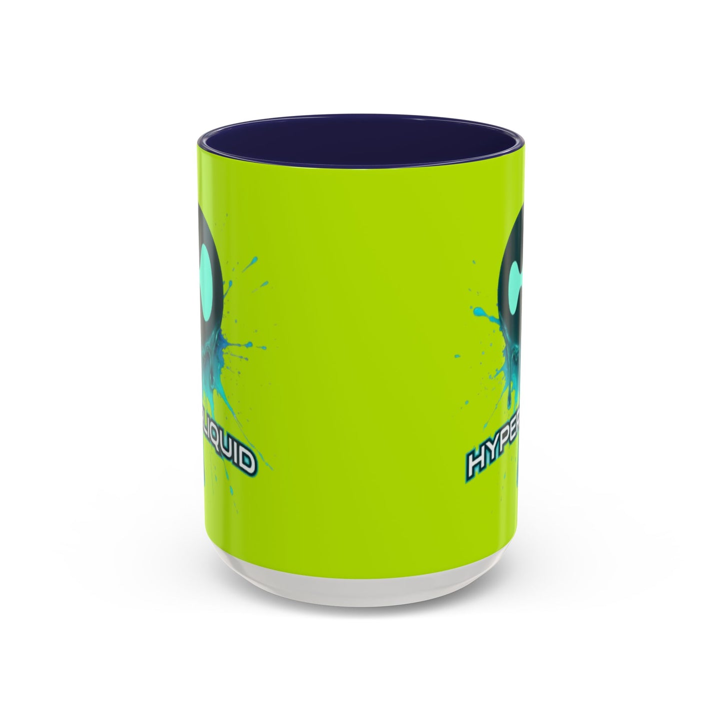 HYPE Drip Yellow Accent Mug by cypherpunkgear.com