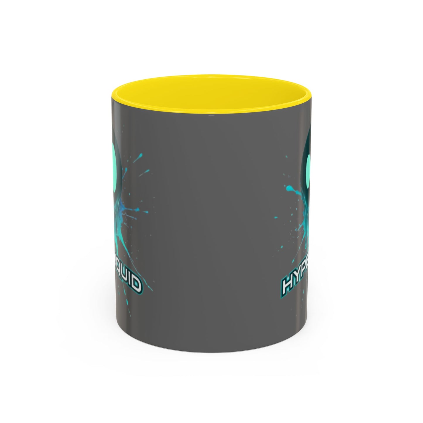 HYPE Drip Grey Accent Mug by cypherpunkgear.com