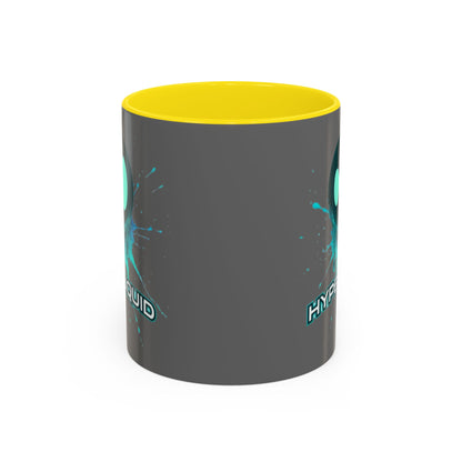 HYPE Drip Grey Accent Mug by cypherpunkgear.com