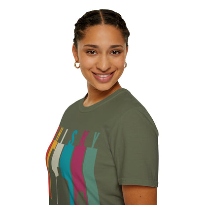 Whisky spelled without an 'e' Dark colors Unisex T-Shirt by cypherpunkgear.com