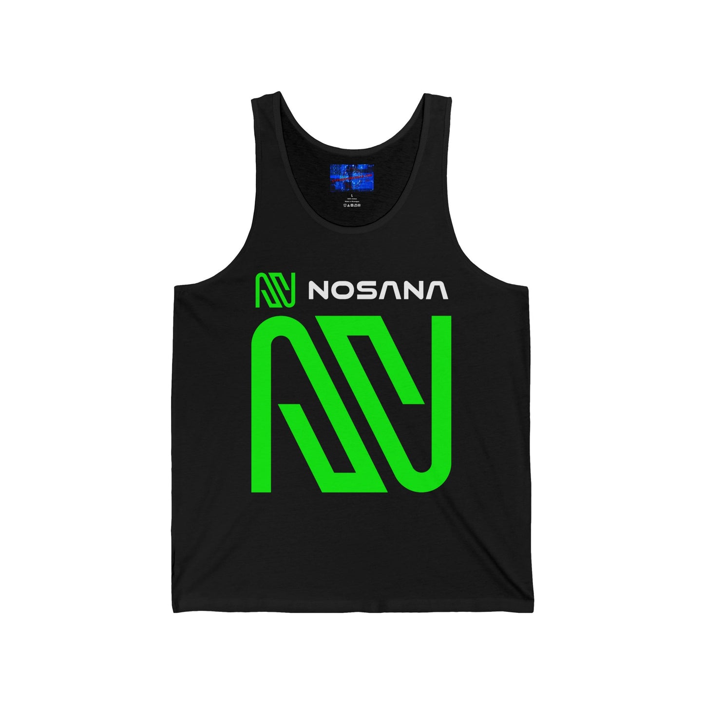Nosana (NOS) Unisex Jersey Tank Top by cypherpunkgear.com