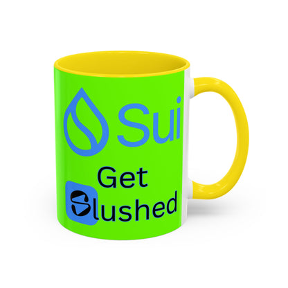 Sui: Get Slushed Green Accent Mug by cypherpunkgear.com