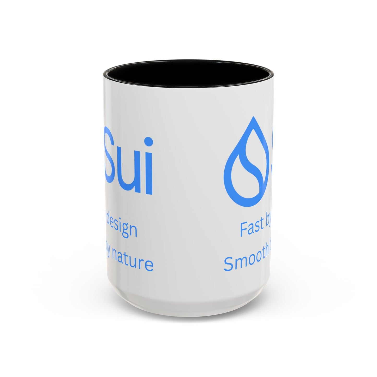 SUI White Accent Mug by cypherpunkgear.com
