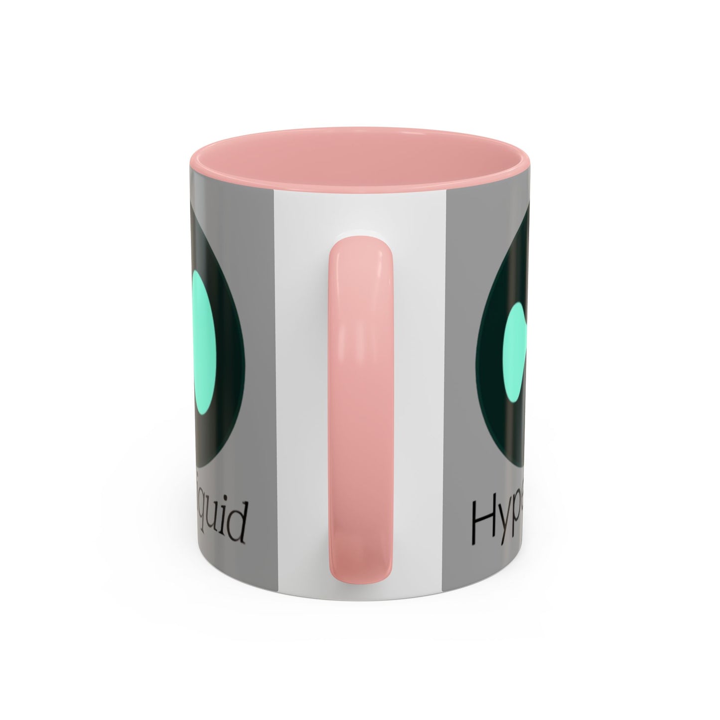 Hyperliquid Black font Grey Accent Mug by cypherpunkgear.com