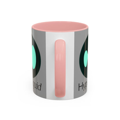 Hyperliquid Black font Grey Accent Mug by cypherpunkgear.com