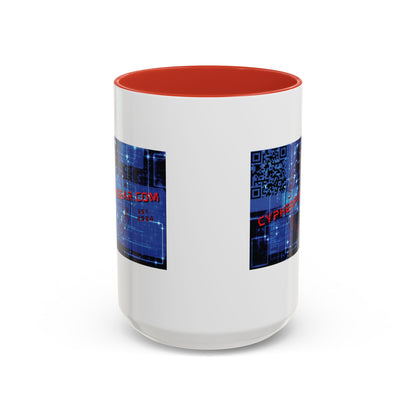 Cypherpunkgear.com logo Accent Mug by cypherpunkgear.com