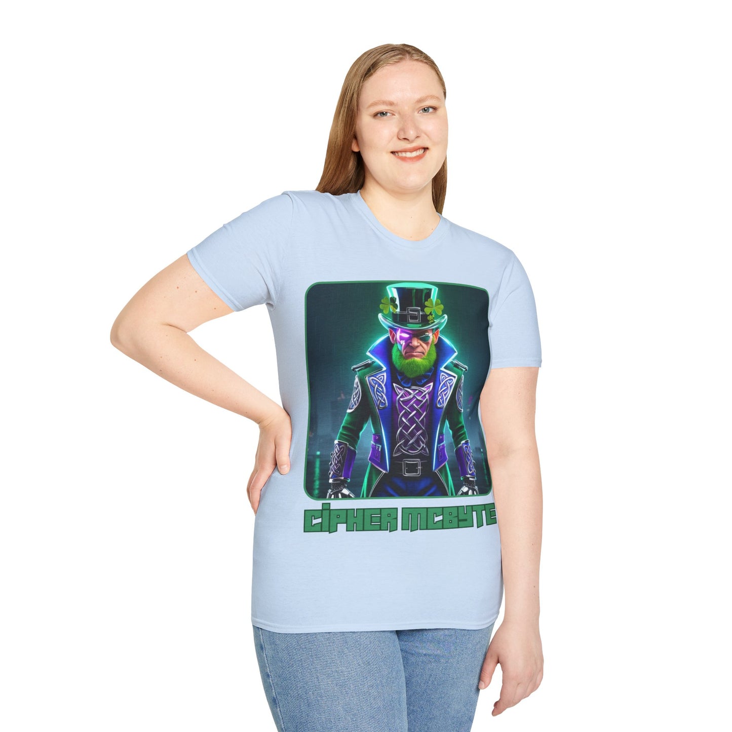 Cipher McByte Light colors Unisex T-Shirt by cypherpunkgear.com