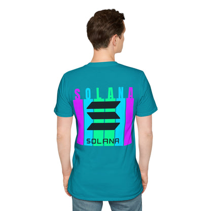 ¡Doble cara, Solana de cypherpunkgear! Camiseta unisex de estilo suave