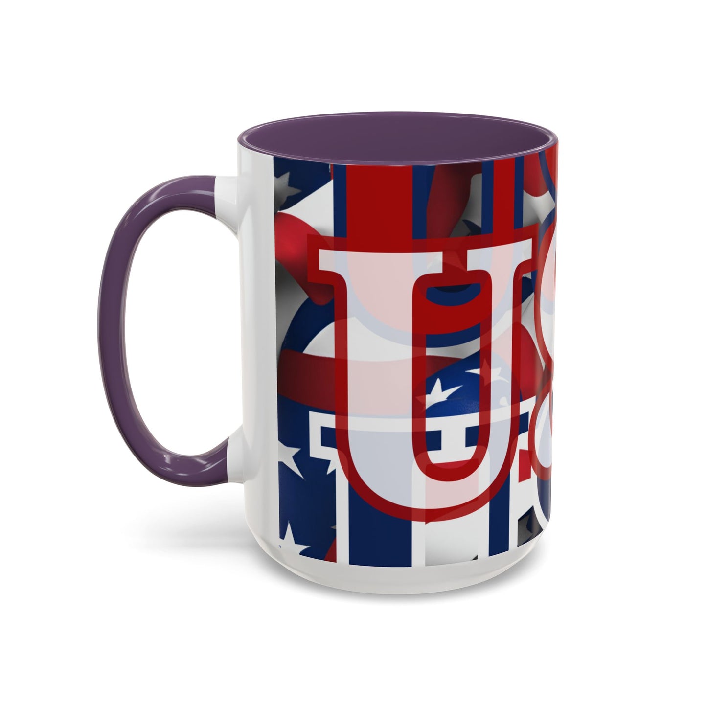 ¡EE.UU! ¡EE.UU! ¡EE.UU! ¡Patriota por cypherpunkgear! Taza de café decorativa (11, 15 oz)