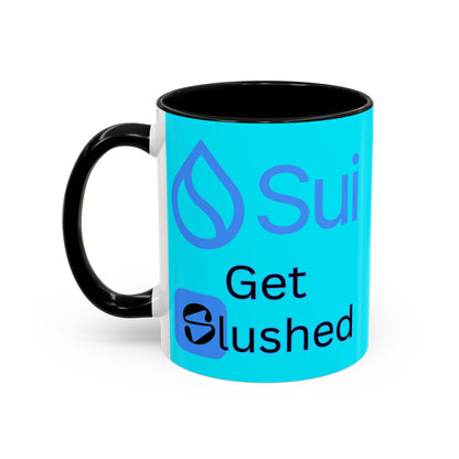 Sui: Get Slushed Light Blue Accent Mug by cypherpunkgear.com