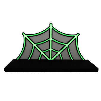 Spider Web Floating Shelf | Spooky Halloween Decor Shelf | 9" Wide x 5" Deep | Made in USA