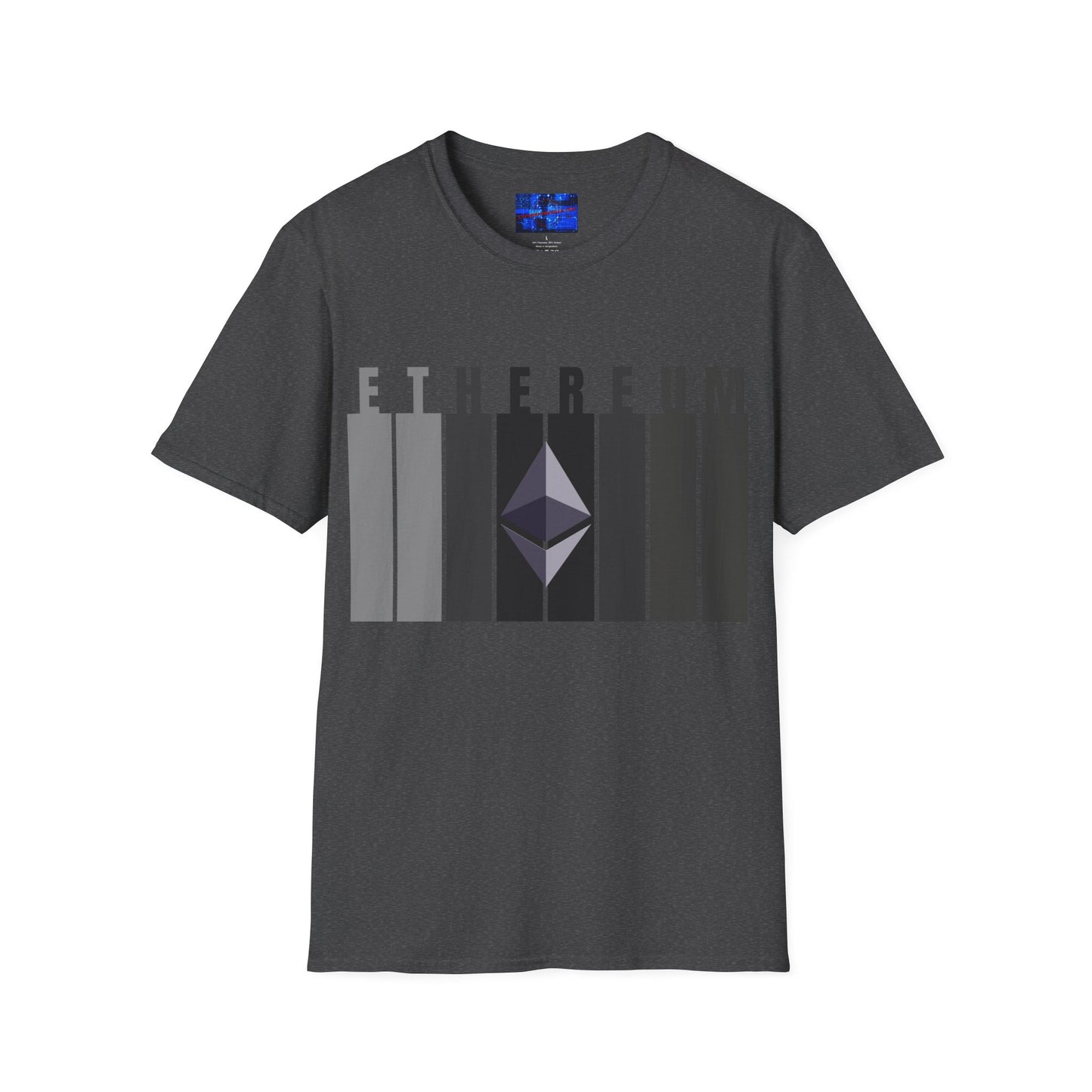 Ethereum (ETH) DKcolors Unisex T-Shirt by cypherpunkgear.com