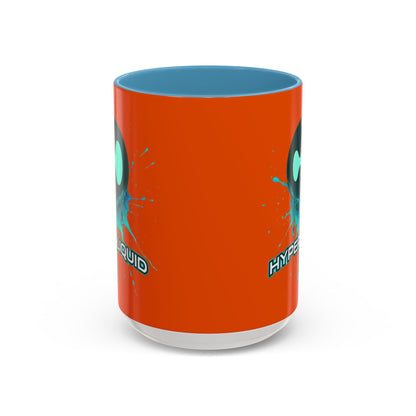 HYPE Drip Orange Accent Mug by cypherpunkgear.com