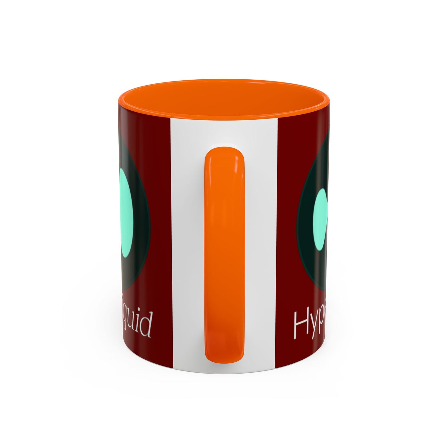 Hyperliquid White font Red Accent Mug by cypherpunkgear.com