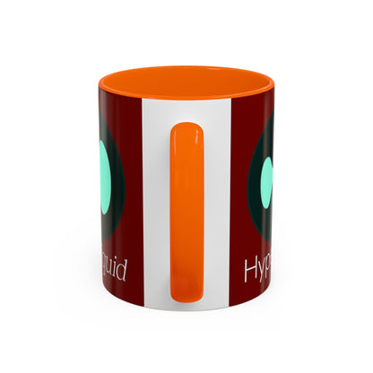 Hyperliquid White font Red Accent Mug by cypherpunkgear.com