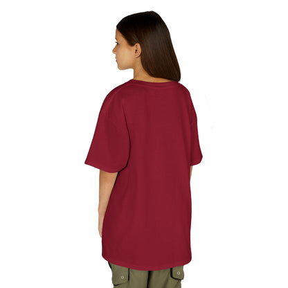Blessed Samhain Cute Witch Purple font Kids Heavy Cotton™ Tee by CreepyCrafts.boo
