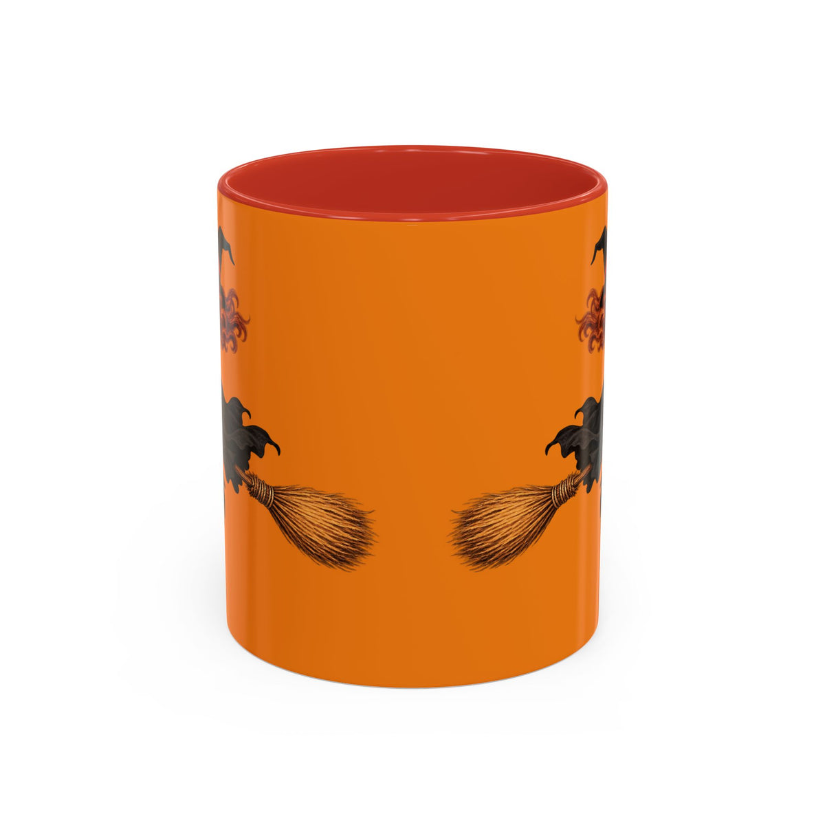 Hazel Hex Orange Accent Mug by CreepyCrafts.boo
