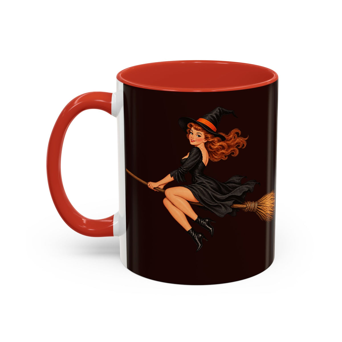 Hazel Hex Brown Accent Mug by CreepyCrafts.boo