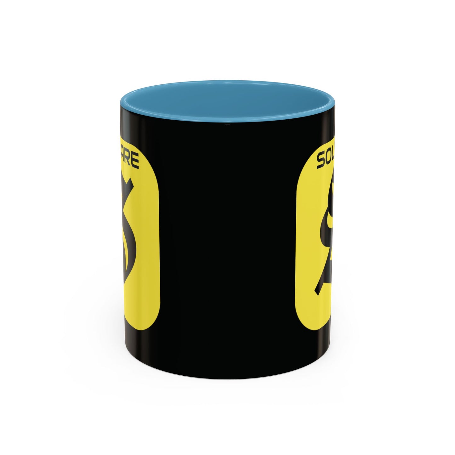 SolflareLogo Black Accent Mug by cypherpunkgear.com
