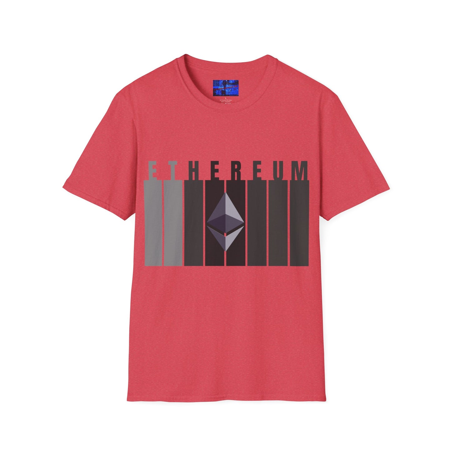 Ethereum (ETH) LTcolors Unisex T-Shirt by cypherpunkgear.com