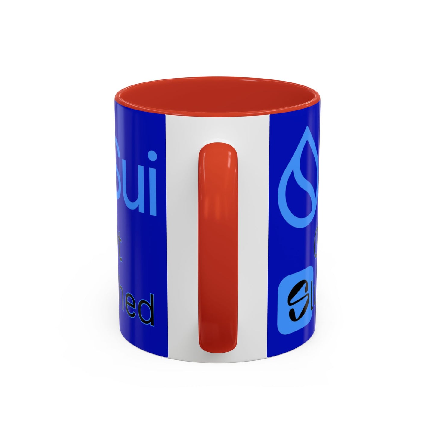 Sui: Get Slushed Dark Blue Accent Mug by cypherpunkgear.com