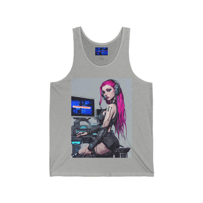 ¡Cyberpunk de cypherpunkgear! Camiseta sin mangas unisex