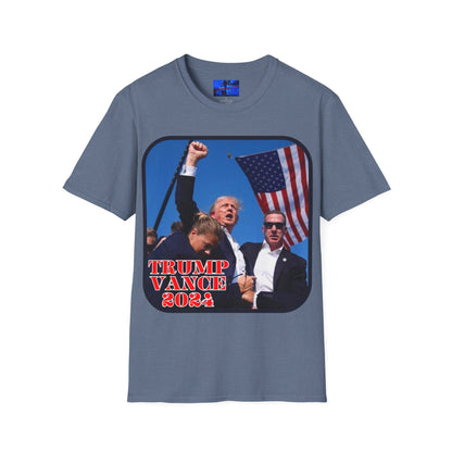 Trump and Vance 2024 DKcolors Unisex T-Shirt by cypherpunkgear