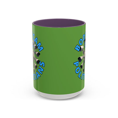 Bodycam the Politicians Cameras Green Accent Mug by cypherpunkgear.com
