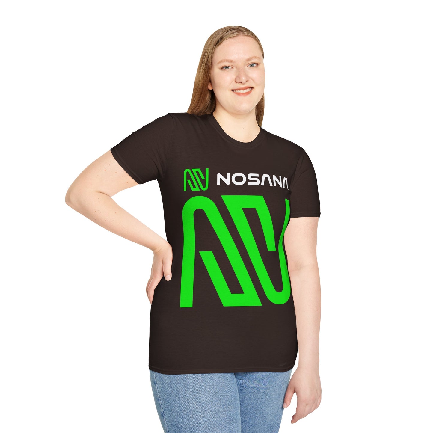 Nosana (NOS) Dark colors Unisex T-Shirt by cypherpunkgear.com