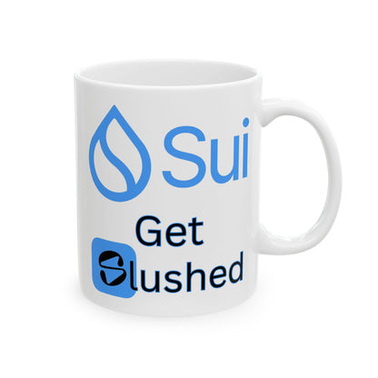 Sui: Get Slushed White Mug by cypherpunkgear.com