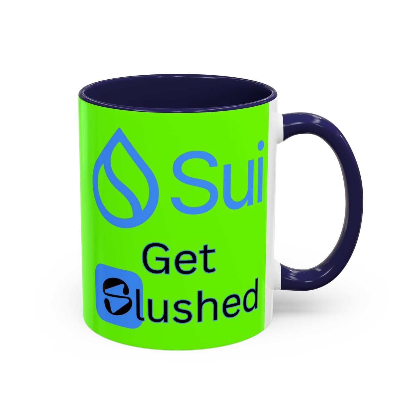 Sui: Get Slushed Green Accent Mug by cypherpunkgear.com