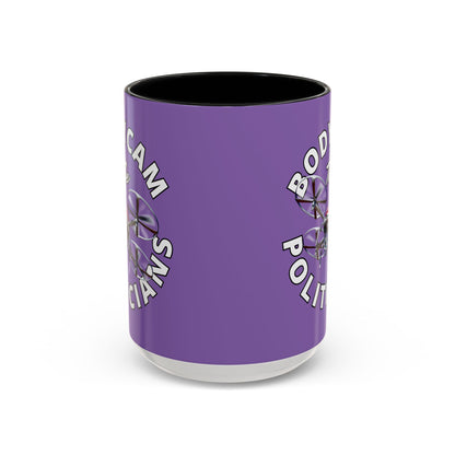 Bodycam the Politicians Drone Light Purple Accent Mug by cypherpunkgear.com
